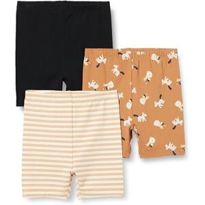 Amazon Essentials Baby Girls' Bike Shorts, Pack of 3, Black/Lion and Pony/Stripes, 2 Years Amazon Essentials Baby Girls' Bike Shorts, Pack of 3, Black/Lion and Pony/Stripes, 2 Years