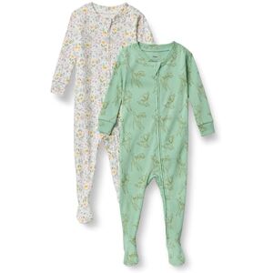 Amazon Essentials Disney Marvel Star Wars Unisex Babies' and Toddlers' Snug-Fit Cotton Footed Pajamas, Multipacks Bambi Nature Print 18 Months Amazon Essentials Disney Marvel Star Wars Unisex Babies' and Toddlers' Snug-Fit Cotton Footed Pajamas, Multipacks Bambi Nature Print 18 Months