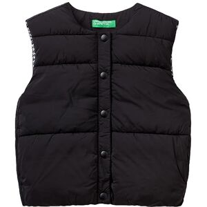 United Colors of Benetton Girl's Vest 2tpxcj00h Jacket, Nero 100, L United Colors of Benetton Girl's Vest 2tpxcj00h Jacket, Nero 100, L