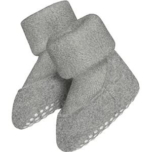 FALKE Unisex Baby Baby Cosyshoe B Hp Wool Grips On Sole 1 Pair Grip socks, Grey Light 3400, 9-15 Months FALKE Unisex Baby Baby Cosyshoe B Hp Wool Grips On Sole 1 Pair Grip socks, Grey Light 3400, 9-15 Months