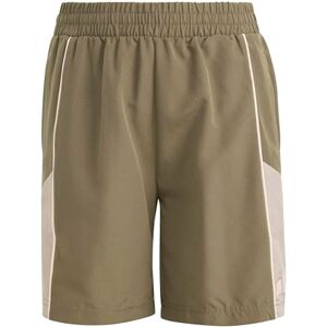 adidas Unisex Kids Color Block Woven Shorts, Olive strata/Wonder Cargo/Crystal Linen, 5-6 Years adidas Unisex Kids Color Block Woven Shorts, Olive strata/Wonder Cargo/Crystal Linen, 5-6 Years