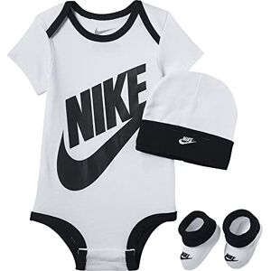 Nike Children's Apparel Baby Boys' Hat, Bodysuit and Bootie Three Piece Set Socks, White Sportswear, 6-12 Months Nike Children's Apparel Baby Boys' Hat, Bodysuit and Bootie Three Piece Set Socks, White Sportswear, 6-12 Months