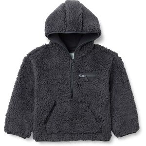 Amazon Essentials Boys' Half Zip Sherpa Hoodie Sweatshirt, Charcoal, 6-7 Years Amazon Essentials Boys' Half Zip Sherpa Hoodie Sweatshirt, Charcoal, 6-7 Years