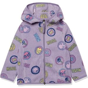 Amazon Essentials Disney Marvel Star Wars Princess Girls' Polar Fleece Full-Zip Hoodie Jackets, Marvel Logo, 5 Years Amazon Essentials Disney Marvel Star Wars Princess Girls' Polar Fleece Full-Zip Hoodie Jackets, Marvel Logo, 5 Years