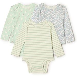 Amazon Essentials x Sofia Grainge Unisex Babies' Long-Sleeve Crew Neck Bodysuit, Pack of 3, Rabbits/Round Trees/Stripes, 0-3 Months Amazon Essentials x Sofia Grainge Unisex Babies' Long-Sleeve Crew Neck Bodysuit, Pack of 3, Rabbits/Round Trees/Stripes, 0-3 Months