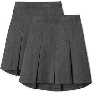 Amazon Essentials Girls' Pleated School Uniform Skirt, Pack of 2, Grey, 10-11 Years Amazon Essentials Girls' Pleated School Uniform Skirt, Pack of 2, Grey, 10-11 Years