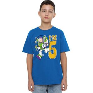Toy Story Boys Birthday Buzz I'm 5 Unisex Kids T-Shirt, Royal, 7-8 Years UK Toy Story Boys Birthday Buzz I'm 5 Unisex Kids T-Shirt, Royal, 7-8 Years UK
