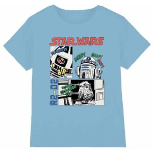Star Wars Beep Boop R2D2 Unisex Kids T Shirt, Light Blue, 9-10 Years Star Wars Beep Boop R2D2 Unisex Kids T Shirt, Light Blue, 9-10 Years