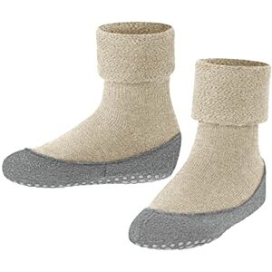 FALKE Unisex Kids Cosyshoe Minis K HP Wool Grips On Sole 1 Pair Grip socks, Beige (Sand Melange 4651), 9-10 FALKE Unisex Kids Cosyshoe Minis K HP Wool Grips On Sole 1 Pair Grip socks, Beige (Sand Melange 4651), 9-10
