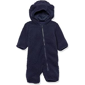 Amazon Essentials Unisex Babies' Sherpa Fleece Bunting Suit, Dark Navy, 24 Months Amazon Essentials Unisex Babies' Sherpa Fleece Bunting Suit, Dark Navy, 24 Months