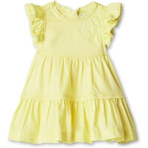 Amazon Essentials x Sofia Grainge Baby Girls' Woven Cotton Sateen Fit & Flare Casual Dress, Light Yellow, 18 Months Amazon Essentials x Sofia Grainge Baby Girls' Woven Cotton Sateen Fit & Flare Casual Dress, Light Yellow, 18 Months
