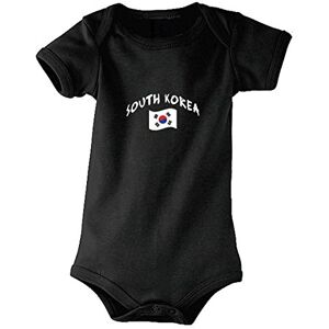 Supportershop Kids South Korea Bodysuit Black, 6-12 Months Supportershop Kids South Korea Bodysuit Black, 6-12 Months