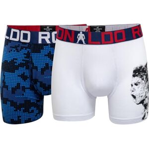 CR7 2-Pack Boy's Cotton Trunk, Navy Multi/White, 4/6y CR7 2-Pack Boy's Cotton Trunk, Navy Multi/White, 4/6y