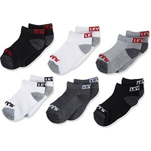 Levi's Kids Unisex Kid's LHN Box TAB Low Cut 6PK BL0267 Hosiery, Dark Grey Heather, 9 Levi's Kids Unisex Kid's LHN Box TAB Low Cut 6PK BL0267 Hosiery, Dark Grey Heather, 9