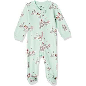 Amazon Essentials Disney Marvel Star Wars Unisex Babies' Snug-Fit Cotton Footed Pyjamas, Mickey Winter Sleep & Play, 3-6 Months Amazon Essentials Disney Marvel Star Wars Unisex Babies' Snug-Fit Cotton Footed Pyjamas, Mickey Winter Sleep & Play, 3-6 Months