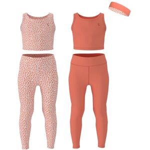 Essenclo Girls Athletic Leggings Yoga Pants w/Sleeveless Crop Tank Tops for Kids Workout Cheer Dance Run Sizes 3-16, 5pc Set E2110 Set-5-9-10 Essenclo Girls Athletic Leggings Yoga Pants w/Sleeveless Crop Tank Tops for Kids Workout Cheer Dance Run Sizes 3-16, 5pc Set E2110 Set-5-9-10