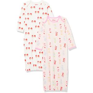 Amazon Essentials Disney Star Wars Baby Girls' Sleeper Gowns, Pack of 2, Minnie Rainbow Chaser, 0-6 Months Amazon Essentials Disney Star Wars Baby Girls' Sleeper Gowns, Pack of 2, Minnie Rainbow Chaser, 0-6 Months