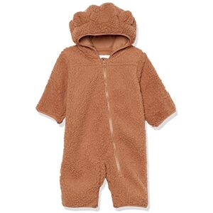 Amazon Essentials Unisex Babies' Sherpa Fleece Bunting Suit, Light Caramel, 0-3 Months Amazon Essentials Unisex Babies' Sherpa Fleece Bunting Suit, Light Caramel, 0-3 Months