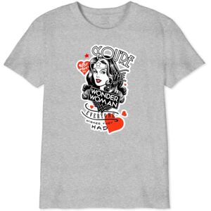 DC Comics Girl's Giwowoots005 T-Shirt, Melange Grey, 12 Years DC Comics Girl's Giwowoots005 T-Shirt, Melange Grey, 12 Years