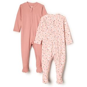 Amazon Essentials x Sofia Grainge Unisex Babies' Cotton Footed Sleepsuit, Pack of 2, Sheep/Terracotta, 6-9 Months Amazon Essentials x Sofia Grainge Unisex Babies' Cotton Footed Sleepsuit, Pack of 2, Sheep/Terracotta, 6-9 Months