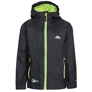 Trespass Qikpac Jacket, Black, 2/3, Compact Packaway Waterproof Jacket Kids Unisex, Age 2-3, Black Trespass Qikpac Jacket, Black, 2/3, Compact Packaway Waterproof Jacket Kids Unisex, Age 2-3, Black