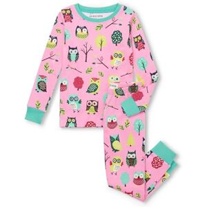 Little Blue House Kids' Long Sleeve Printed Pyjamas, Owls, 4 Years Little Blue House Kids' Long Sleeve Printed Pyjamas, Owls, 4 Years
