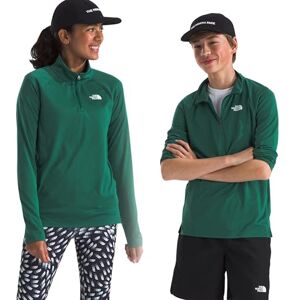 The North Face Kids Teen Never Stop 1/4 Zip Sweatshirt, Evergreen, 14/16 Years The North Face Kids Teen Never Stop 1/4 Zip Sweatshirt, Evergreen, 14/16 Years