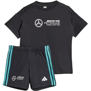 adidas Unisex Baby MERCEDES AMG PETRONAS FORMULA ONE TEAM DNA BABY JOGGER SHORT SLEEVE, black/white, 2-3 Years adidas Unisex Baby MERCEDES AMG PETRONAS FORMULA ONE TEAM DNA BABY JOGGER SHORT SLEEVE, black/white, 2-3 Years