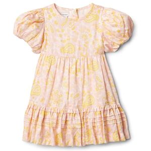 Amazon Essentials x Sofia Grainge Girls' Puff Sleeve Dress, Shell Pink Ornate Paisley, 4 Years Amazon Essentials x Sofia Grainge Girls' Puff Sleeve Dress, Shell Pink Ornate Paisley, 4 Years