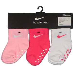 Nike Swoosh Gripper Baby Pink Socks, Size 1-2 Years Nike Swoosh Gripper Baby Pink Socks, Size 1-2 Years