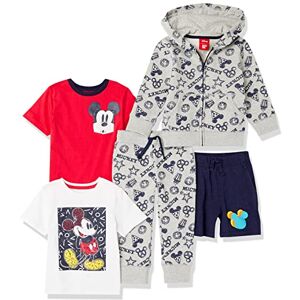 Amazon Essentials Disney Marvel Star Wars Boys' Outfit Sets, Pack of 5, Mickey Snacks, 3 Years Amazon Essentials Disney Marvel Star Wars Boys' Outfit Sets, Pack of 5, Mickey Snacks, 3 Years