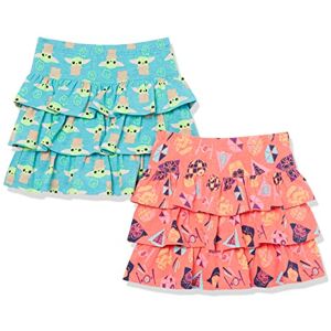 Amazon Essentials Disney Marvel Star Wars Frozen Princess Girls' Knit Ruffle Scooter Skirts, Pack of 2, Neon Star Wars Child, 10 Years Amazon Essentials Disney Marvel Star Wars Frozen Princess Girls' Knit Ruffle Scooter Skirts, Pack of 2, Neon Star Wars Child, 10 Years