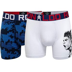 CR7 2-Pack Boy's Cotton Trunk, Navy Multi/White, 7/9y CR7 2-Pack Boy's Cotton Trunk, Navy Multi/White, 7/9y