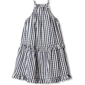 Amazon Essentials x Sofia Grainge Girls' Mommy & Me Cotton Sateen Dresses, Navy Gingham, 11-12 Years Amazon Essentials x Sofia Grainge Girls' Mommy & Me Cotton Sateen Dresses, Navy Gingham, 11-12 Years