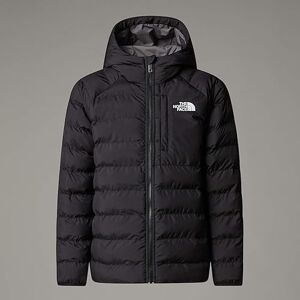 The North Face Girls Reversible Perrito Hooded Jacket, Tnf Black/Smoked Pearl, 6 Years The North Face Girls Reversible Perrito Hooded Jacket, Tnf Black/Smoked Pearl, 6 Years