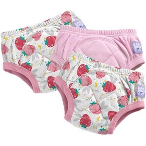 Mitac (3 Pack) Training Pants for Toddlers Reusable Cloth Potty Pants Training Underwear, 2-3 Years, Super Pink Strawberries, Baby and Toddler, Boys and Girls with Cross-Stitch Mitac (3 Pack) Training Pants for Toddlers Reusable Cloth Potty Pants Training Underwear, 2-3 Years, Super Pink Strawberries, Baby and Toddler, Boys and Girls with Cross-Stitch