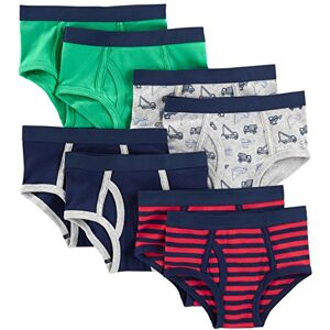 Simple Joys by Carter's Boys' 8-Pack Underwear, Multicolor/Stripe/Trucks, 2-3 Simple Joys by Carter's Boys' 8-Pack Underwear, Multicolor/Stripe/Trucks, 2-3