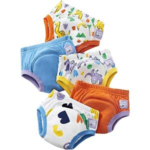 Mitac , Reusable Potty Training Pants for Boys and Girls, 5 Pack, 2-3 Years, Brave Dinos Mitac , Reusable Potty Training Pants for Boys and Girls, 5 Pack, 2-3 Years, Brave Dinos
