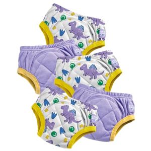 Mitac (5 Pack) Potty Training Pants for Toddlers Reusable Cloth Training Underwear, 2-3 Years Violet Dinos Baby and Toddler, Boys and Girls Improved Mitac (5 Pack) Potty Training Pants for Toddlers Reusable Cloth Training Underwear, 2-3 Years Violet Dinos Baby and Toddler, Boys and Girls Improved