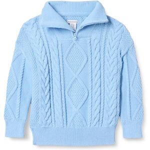 Amazon Essentials Boys' Quarter-Zip, Cable-Knit, Relaxed-fit Jumper, Powder Blue, 11-12 Years Amazon Essentials Boys' Quarter-Zip, Cable-Knit, Relaxed-fit Jumper, Powder Blue, 11-12 Years