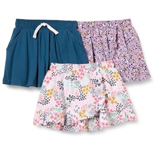 Amazon Essentials Toddler Girls' Knit Skorts with Elastic Waist and Built-in Breathable Shorts, Pack of 3, Navy Floral, 4T Amazon Essentials Toddler Girls' Knit Skorts with Elastic Waist and Built-in Breathable Shorts, Pack of 3, Navy Floral, 4T