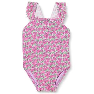 Amazon Essentials Baby Girls' Frill One-Piece Swimsuit, Lilac Hot Pink Posey Floral, 12 Months Amazon Essentials Baby Girls' Frill One-Piece Swimsuit, Lilac Hot Pink Posey Floral, 12 Months