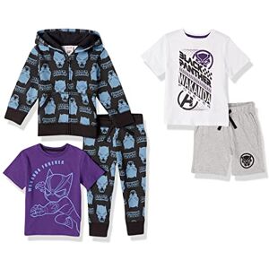 Amazon Essentials Disney Marvel Star Wars Boys' Outfit Sets, Pack of 5, Marvel Black Panther, 4 Years Amazon Essentials Disney Marvel Star Wars Boys' Outfit Sets, Pack of 5, Marvel Black Panther, 4 Years