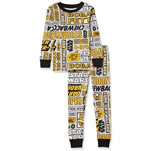 Amazon Essentials Star Wars Boys' Flannel Pyjama Sleep Sets Discontinued Colours, Yellow, Star Wars Comic Kids, 6-7 Years Amazon Essentials Star Wars Boys' Flannel Pyjama Sleep Sets Discontinued Colours, Yellow, Star Wars Comic Kids, 6-7 Years