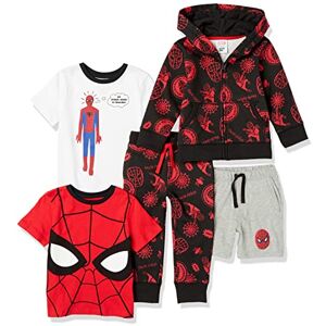 Amazon Essentials Disney Marvel Star Wars Boys' Outfit Sets, Pack of 5, Marvel Spider-man, 6-7 Years Amazon Essentials Disney Marvel Star Wars Boys' Outfit Sets, Pack of 5, Marvel Spider-man, 6-7 Years