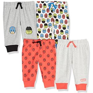 Amazon Essentials Disney Marvel Star Wars Baby Boys' Trousers, Pack of 4, Marvel Friends, Premature Amazon Essentials Disney Marvel Star Wars Baby Boys' Trousers, Pack of 4, Marvel Friends, Premature