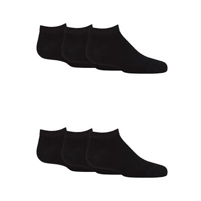 SockShop Kids Bamboo Trainer Socks Boys & Girls, Plain, Soft & Breathable with Smooth Toe Seams 6 Pair Multipack Ages 1-14 Years SockShop Kids Bamboo Trainer Socks Boys & Girls, Plain, Soft & Breathable with Smooth Toe Seams 6 Pair Multipack Ages 1-14 Years