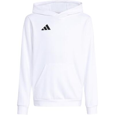 adidas Unisex Kids Entrada26 Hoodie Kids Sweatshirt, white/black, 15-16 Years adidas Unisex Kids Entrada26 Hoodie Kids Sweatshirt, white/black, 15-16 Years