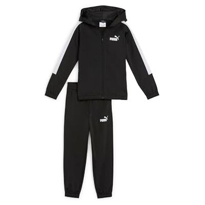 PUMA Kids' Black Poly Tricot Tracksuit - Tracksuit PUMA Kids' Black Poly Tricot Tracksuit - Tracksuit