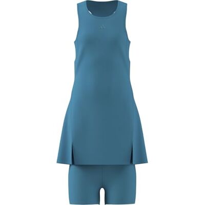 adidas Girl's Girls Club Tennis Climacool Dress, Signal Cyan, 13-14 Years adidas Girl's Girls Club Tennis Climacool Dress, Signal Cyan, 13-14 Years